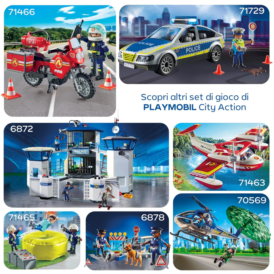 Playmobil City Action Polizia Subacquea con Tesoro 72078