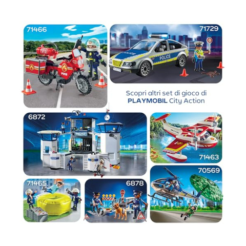 Playmobil City Action Polizia Subacquea con Tesoro 72078