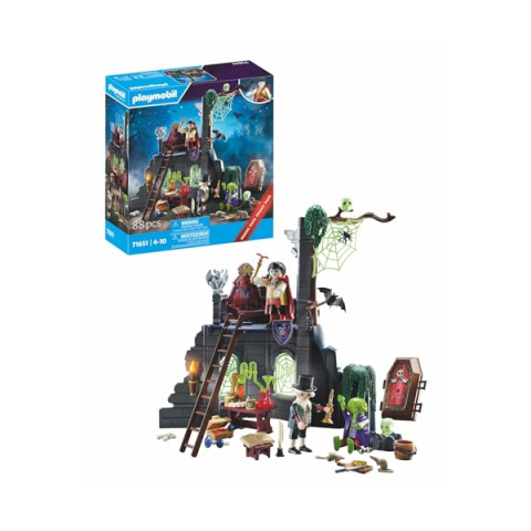 Playmobil Rovine Spettrali 71651 – Playset Halloween con 3 Personaggi