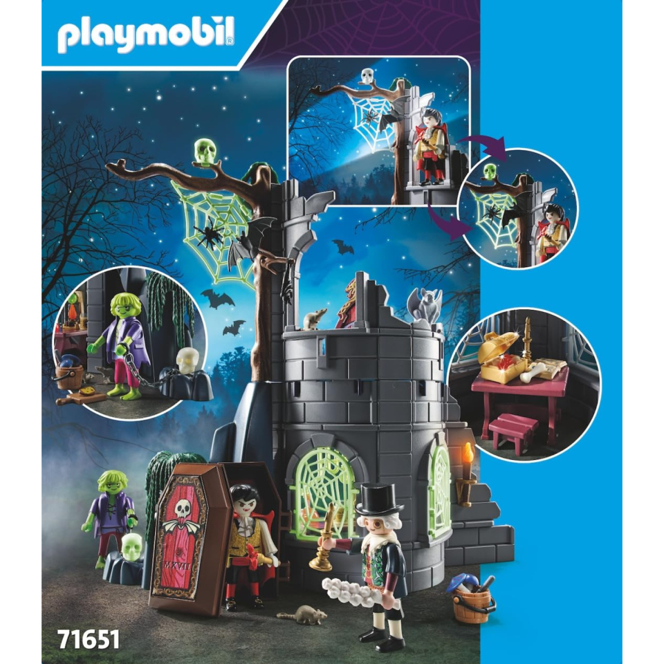 Playmobil Rovine Spettrali 71651 – Playset Halloween con 3 Personaggi