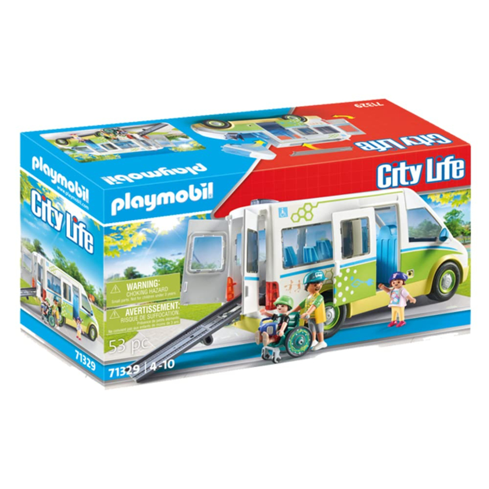 Playmobil City Life 71329 – Scuolabus con Rampa Inclusiva