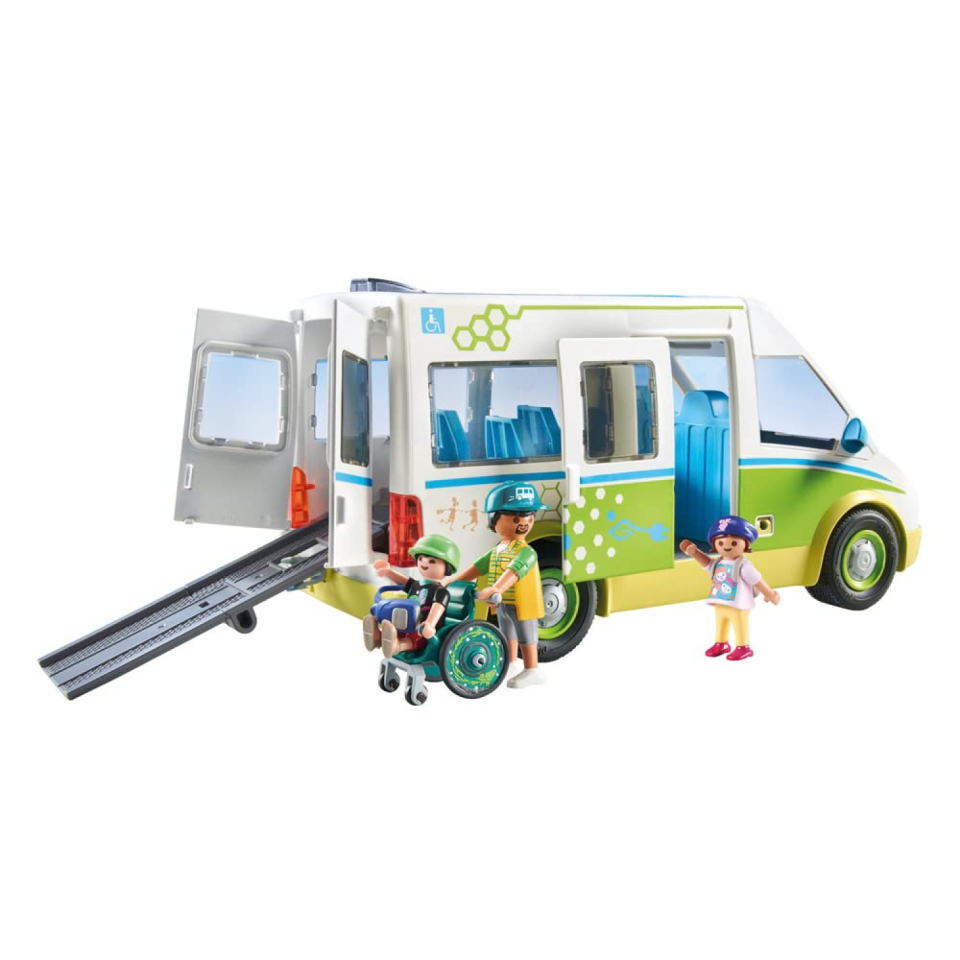 Playmobil City Life 71329 – Scuolabus con Rampa Inclusiva