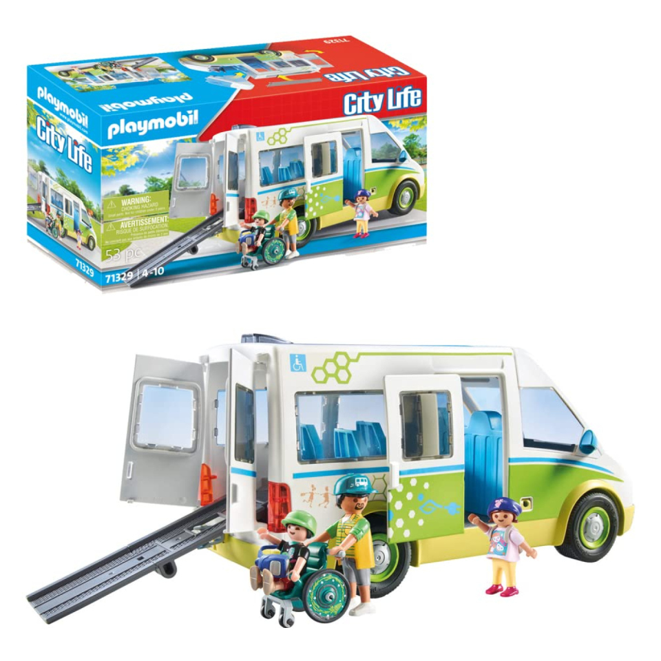 Playmobil City Life 71329 – Scuolabus con Rampa Inclusiva