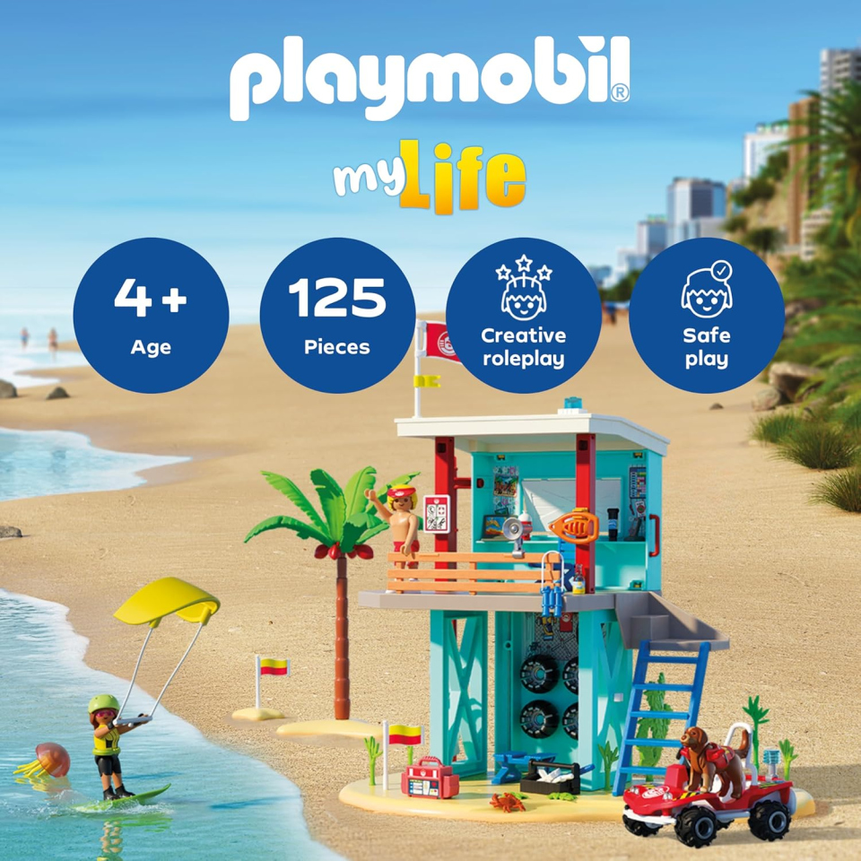 Playmobil Torre di Salvataggio Spiaggia 71906