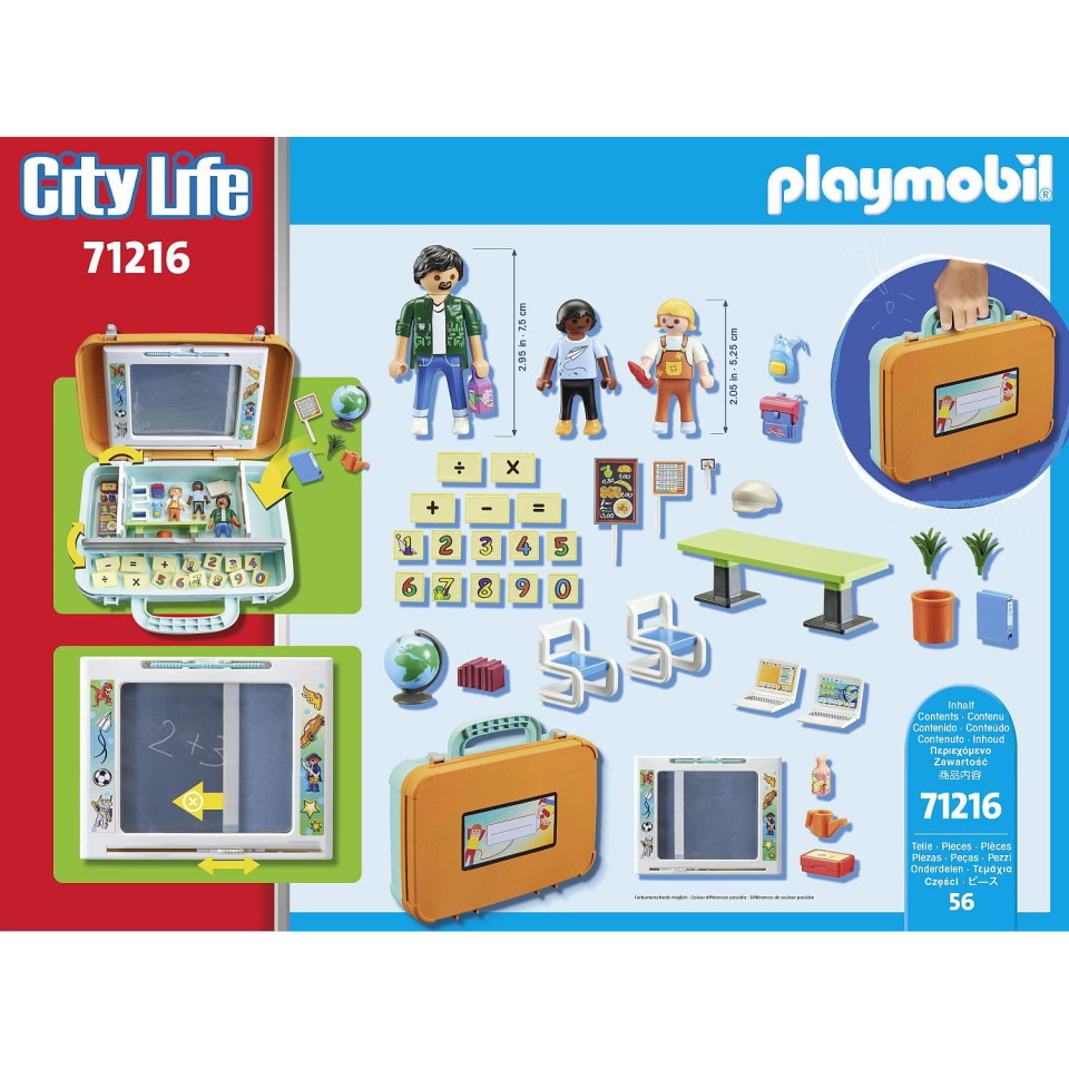 Playmobil City Life 71216 Valigetta Gioca e Impara