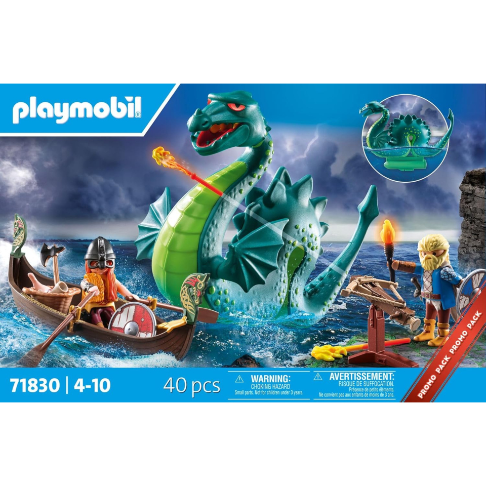 Playmobil Vichingo con Mostro Marino 71830