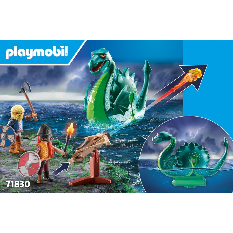 Playmobil Vichingo con Mostro Marino 71830