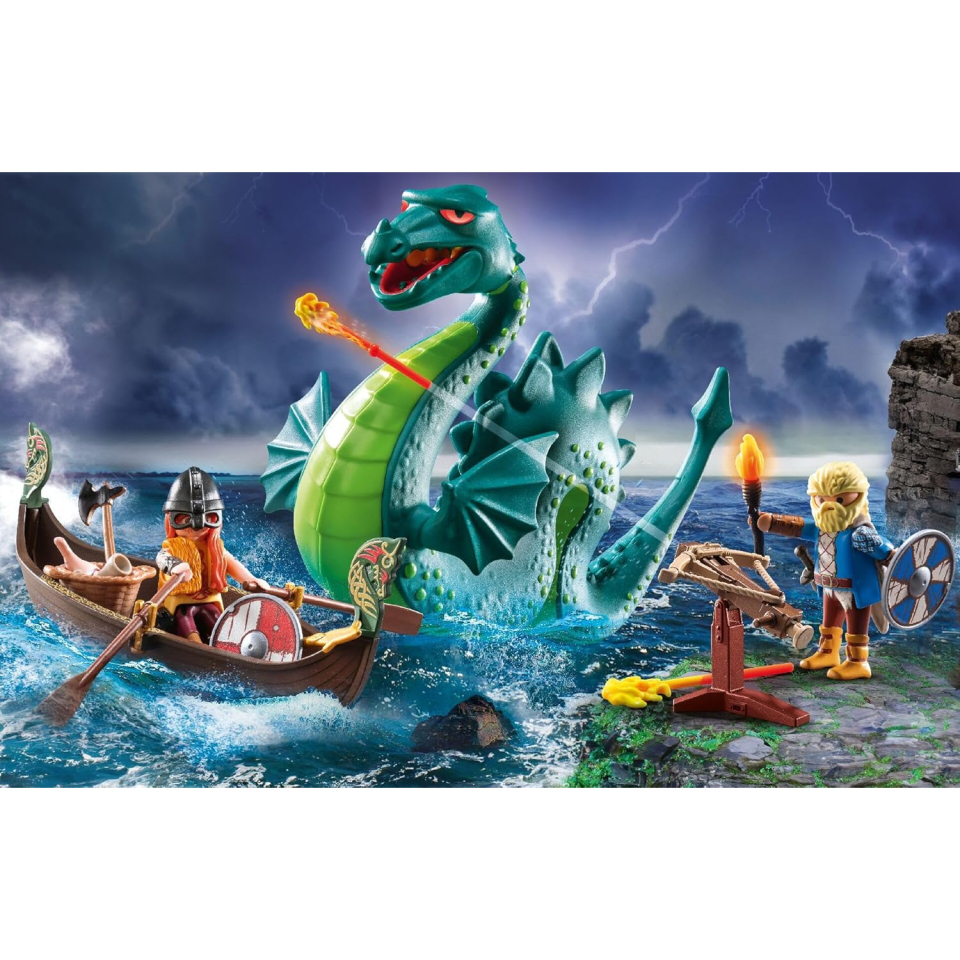 Playmobil Vichingo con Mostro Marino 71830