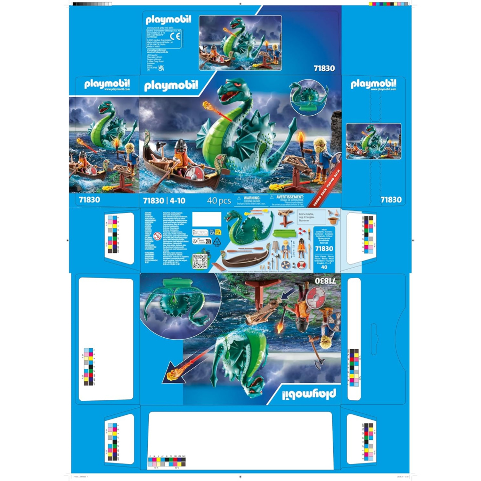 Playmobil Vichingo con Mostro Marino 71830