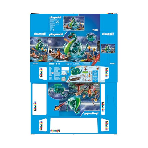 Playmobil Vichingo con Mostro Marino 71830