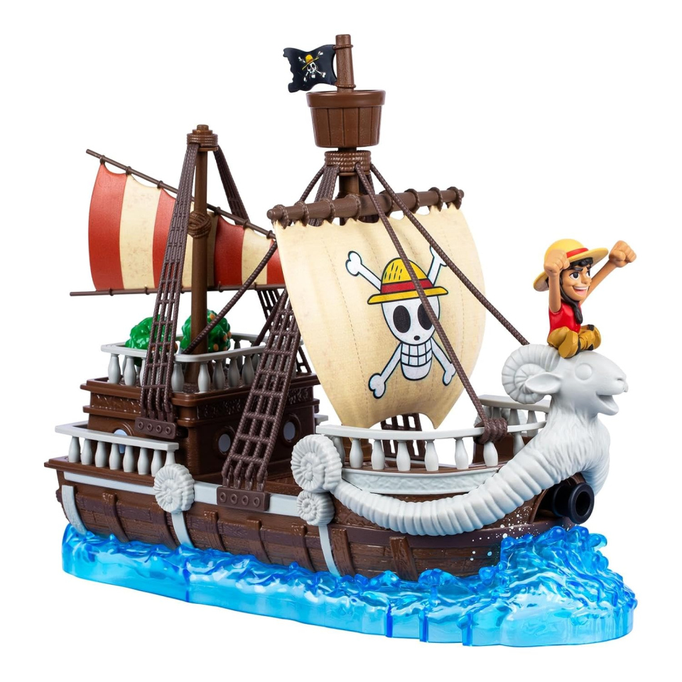 Playset One Piece Going Merry con action figure Luffy
