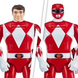 Power Rangers Mighty Morphin figurina Ranger Rosso trasformabile