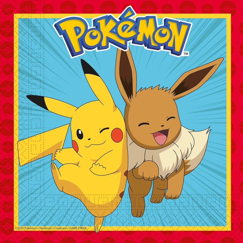 Procos Pokémon decorazioni compleanno set da 52 pezzi