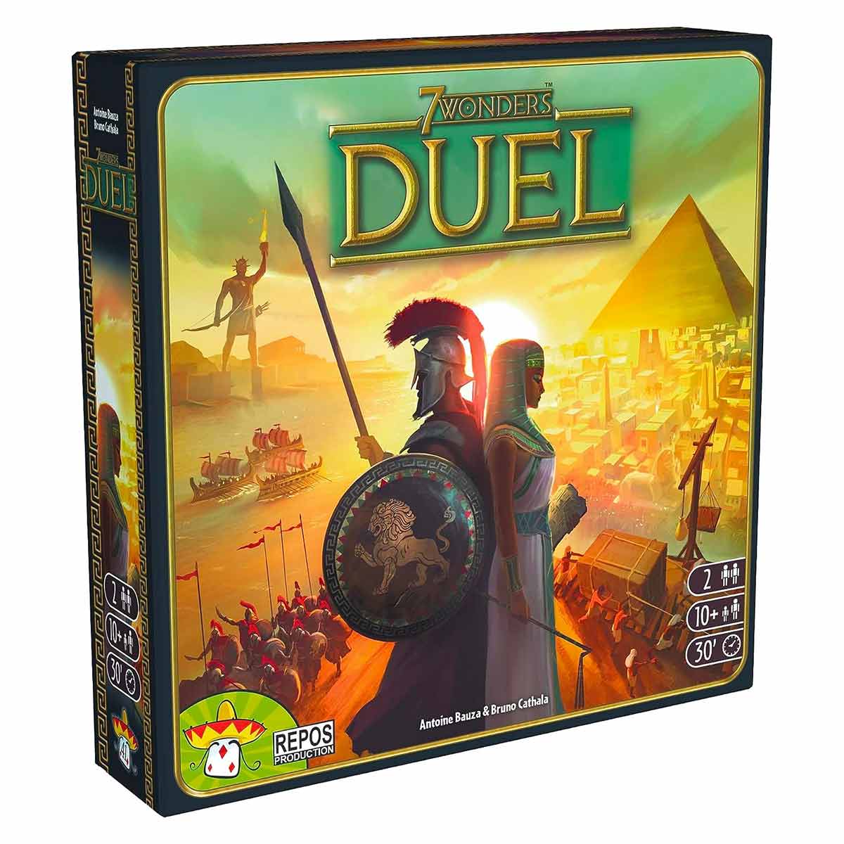 7 Wonders Duel - Gioco da tavolo per 2 giocatori - Asmodee