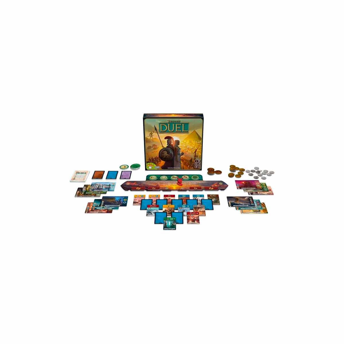 7 Wonders Duel - Gioco da tavolo per 2 giocatori - Asmodee