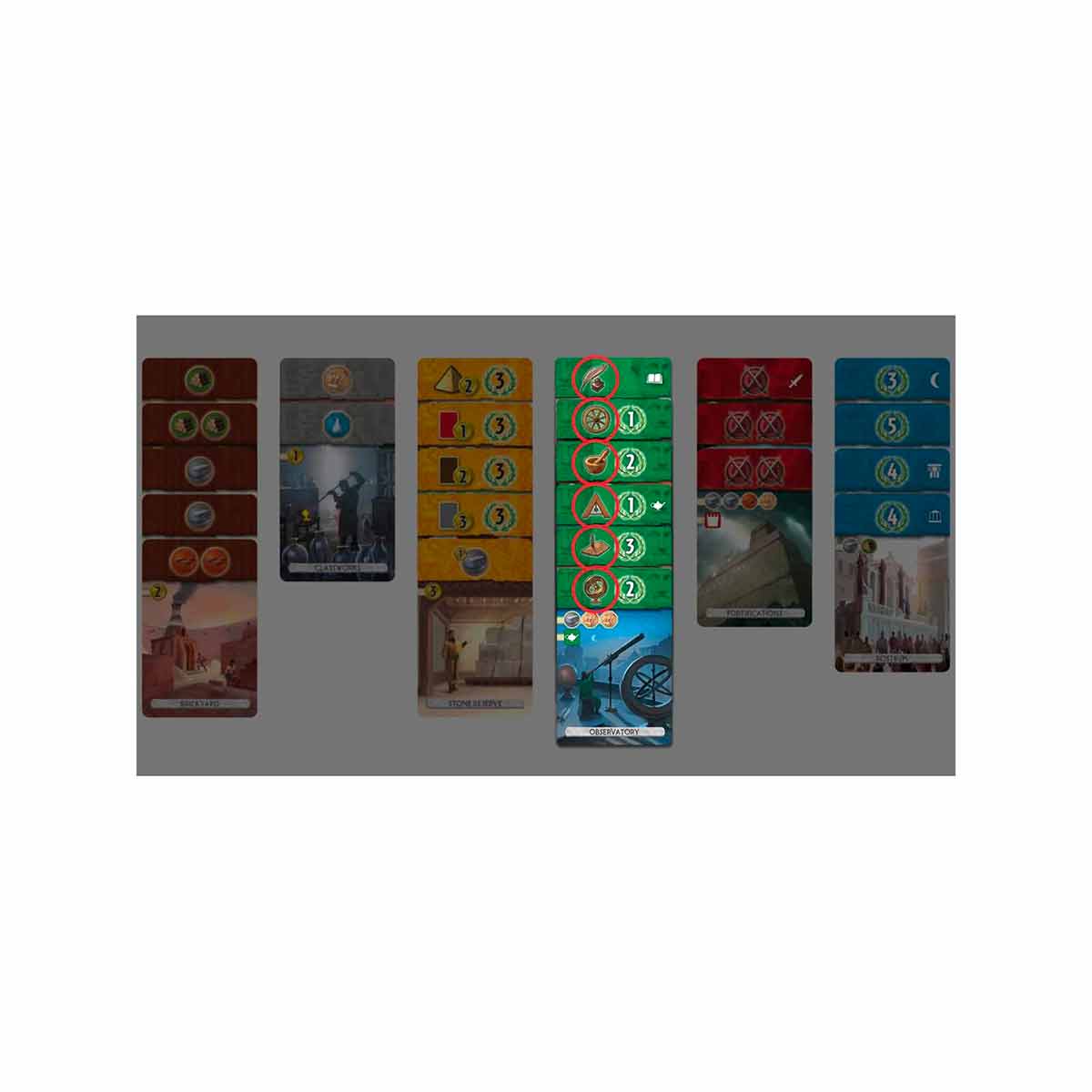 7 Wonders Duel - Gioco da tavolo per 2 giocatori - Asmodee