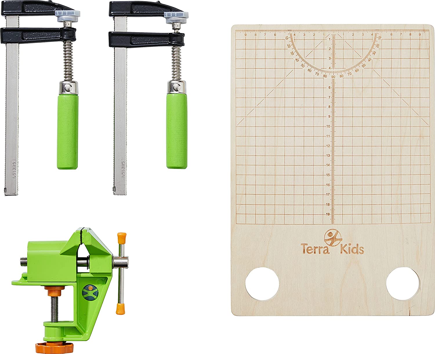 Tornio da banco e viti di serraggio - Attrezzi bambini Haba