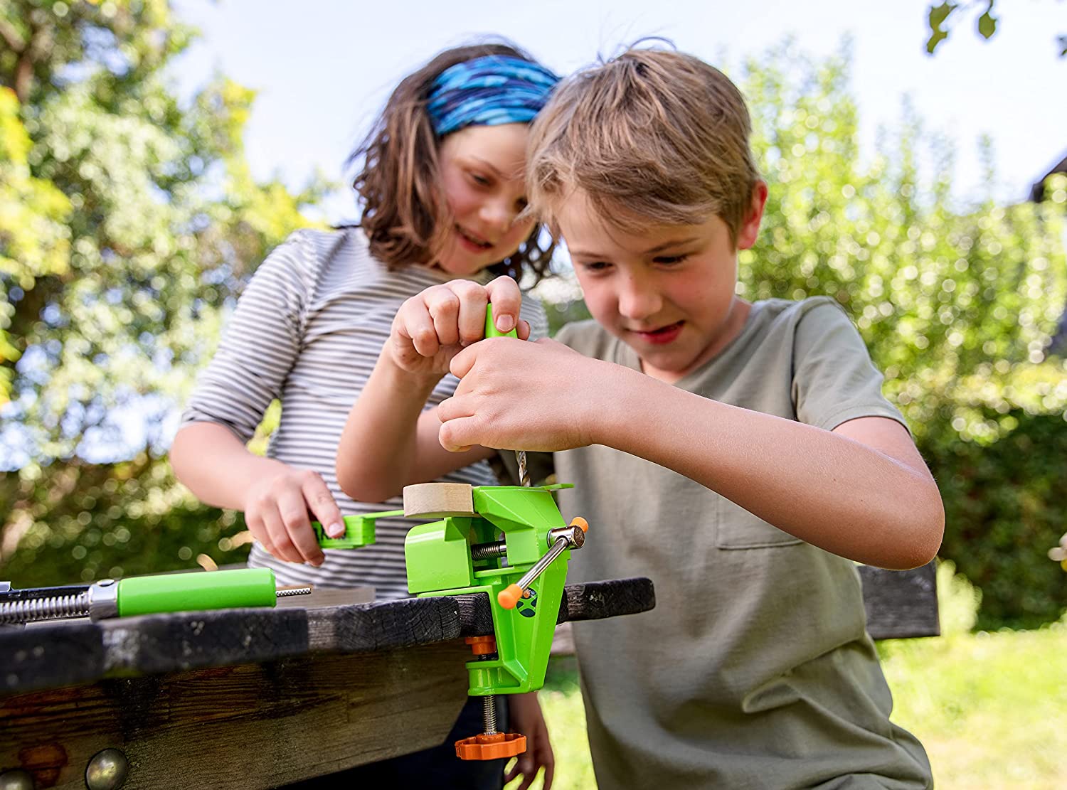 Tornio da banco e viti di serraggio - Attrezzi bambini Haba - immagine 6