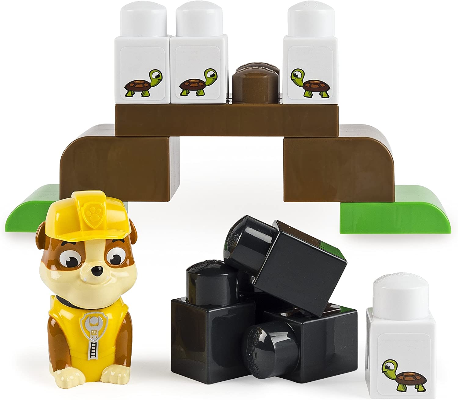 Rubble Paw Patrol, Set da Costruzioni con Personaggio di Rubble - Spin Master - immagine 2