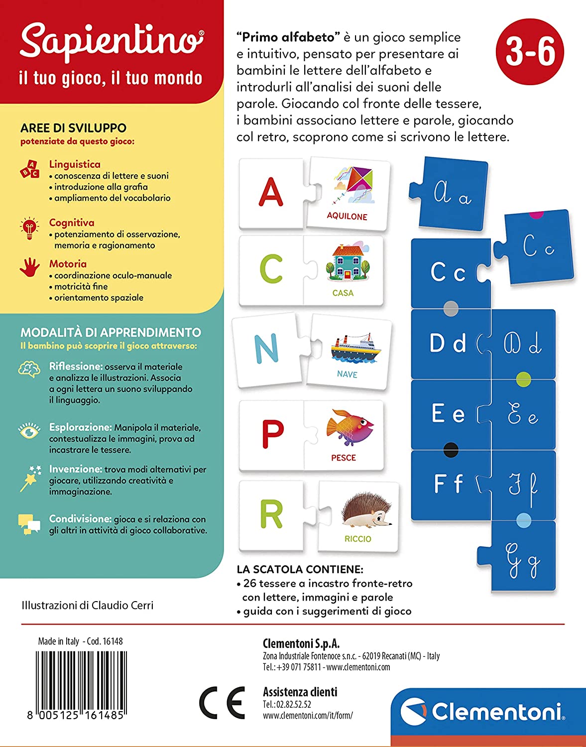 Primo Alfabeto, Gioco Educativo Sapientino - Clementoni - immagine 4