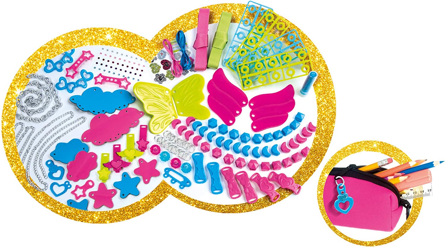 Crazy Chic Deco Design - Gioielli bambina Kit fai da te - Clementoni 18501 - immagine 4