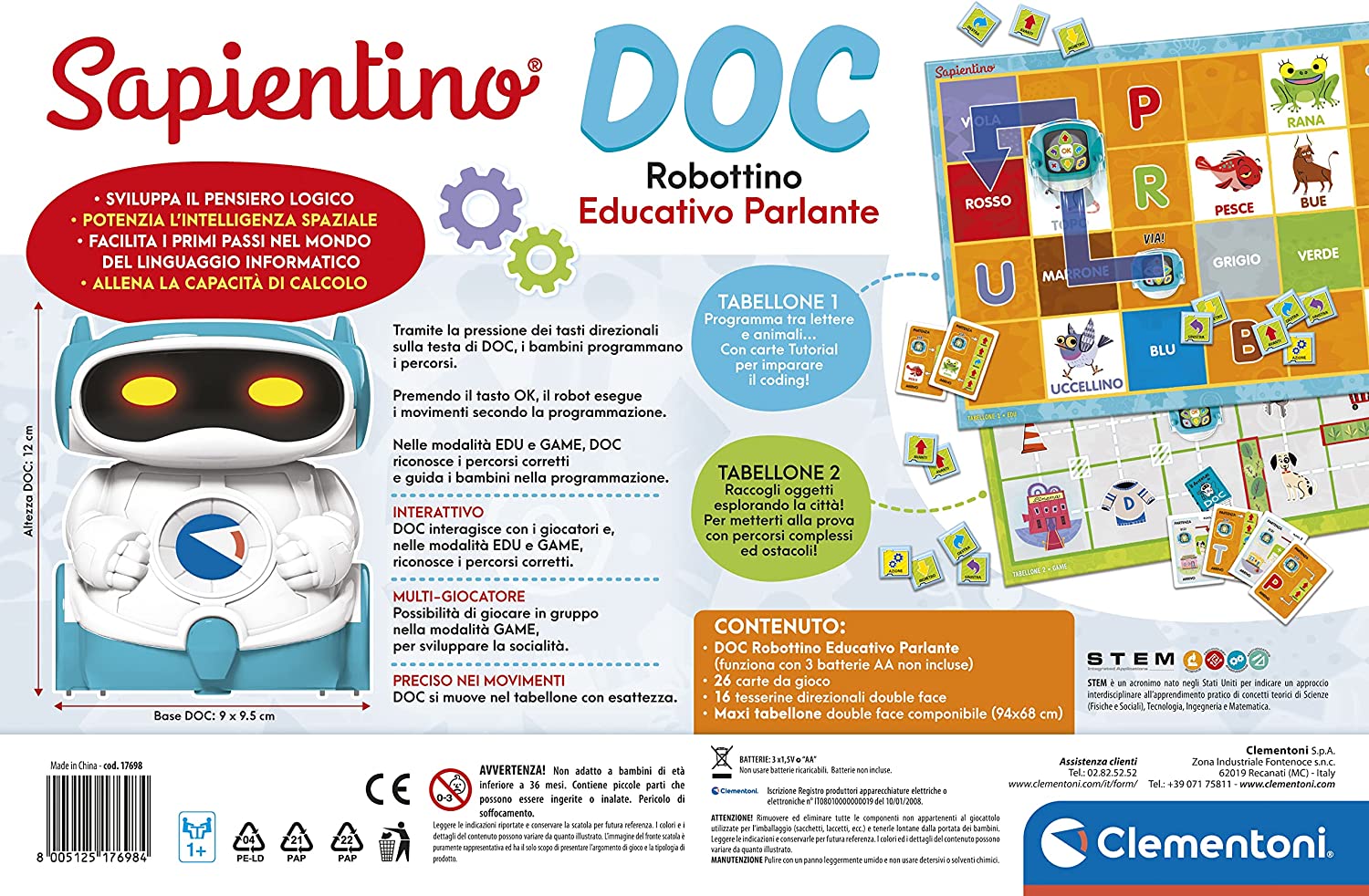 Sapientino Doc, Robot Coding e Programmazione per Bambini - Clementoni - immagine 3