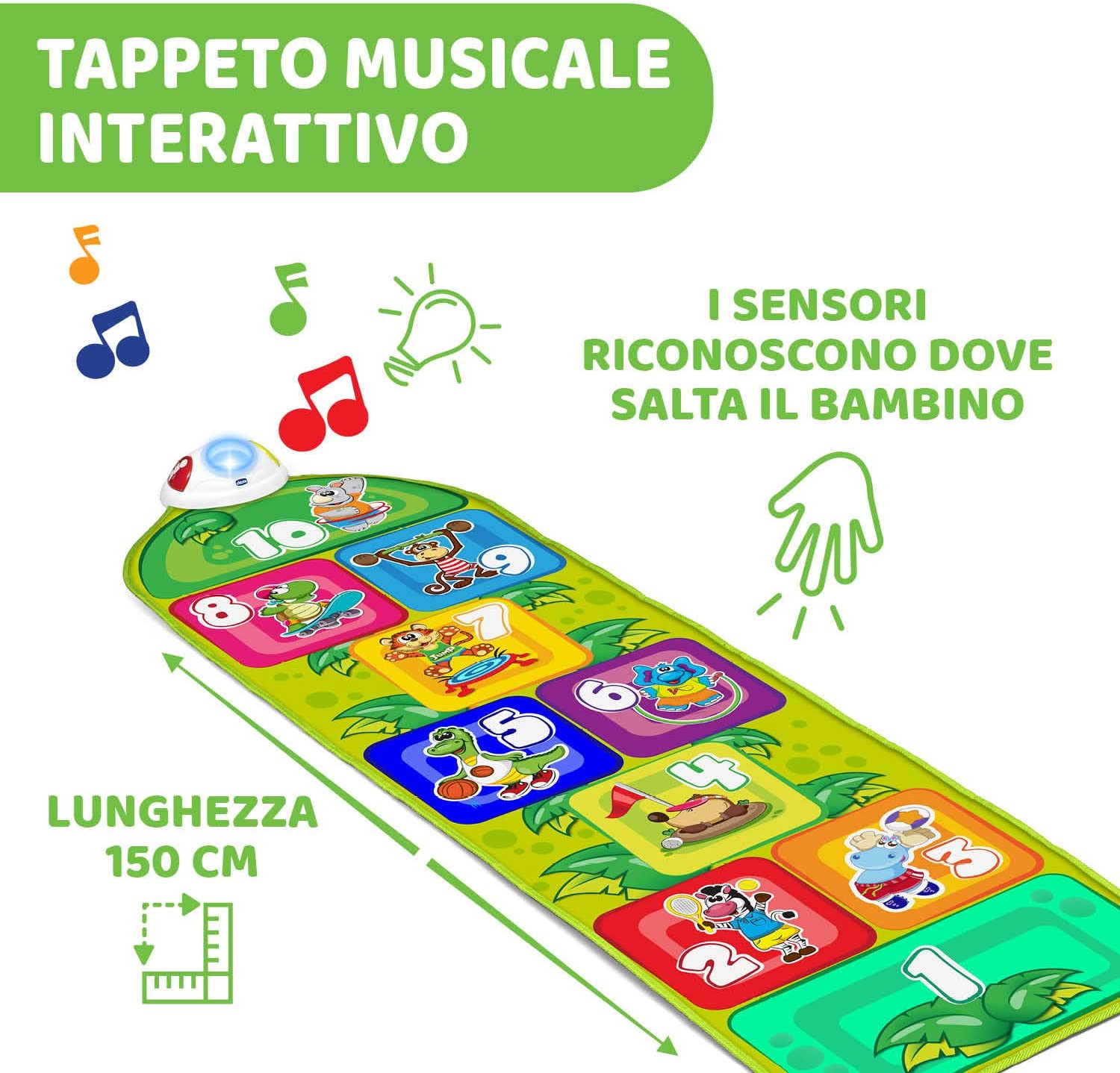 Tappeto Musicale Bambini 2-5 anni - Jump - Chicco - immagine 3