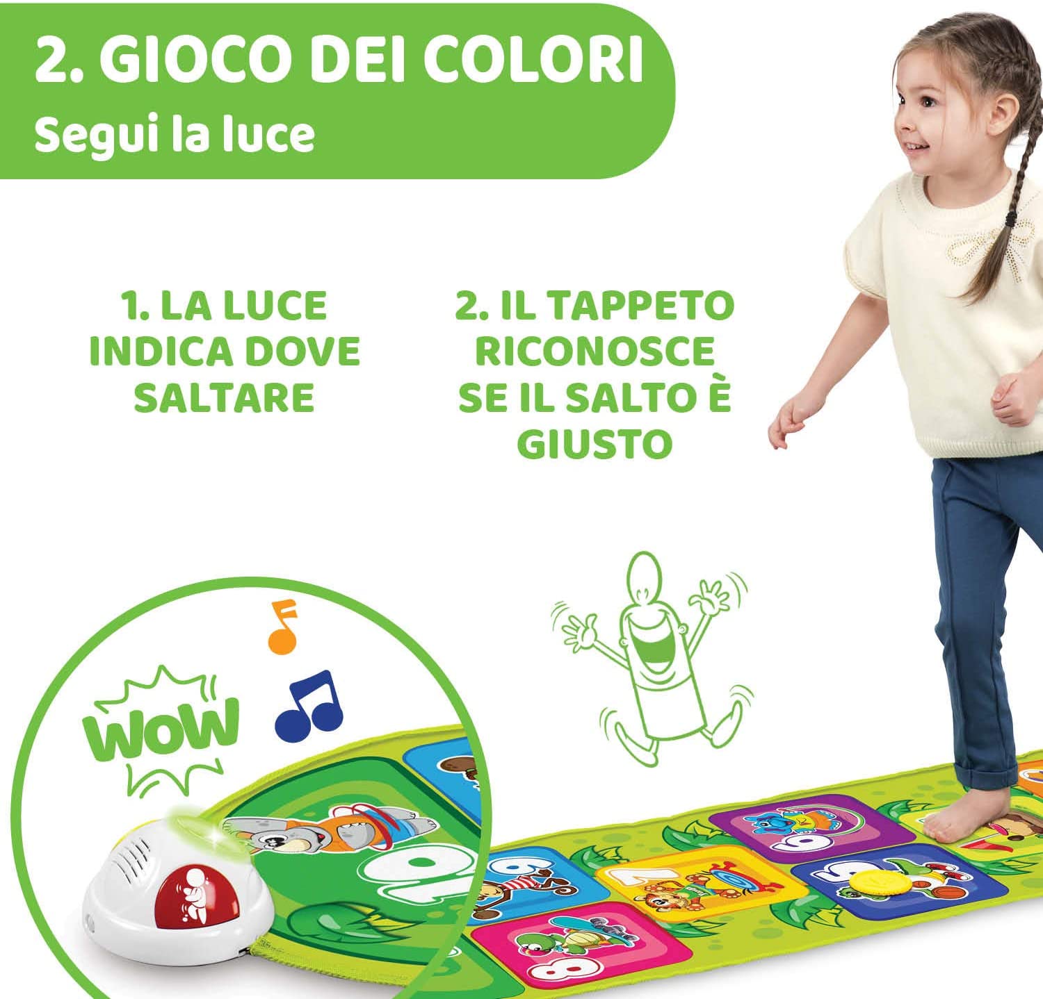 Tappeto Musicale Bambini 2-5 anni - Jump - Chicco - immagine 6