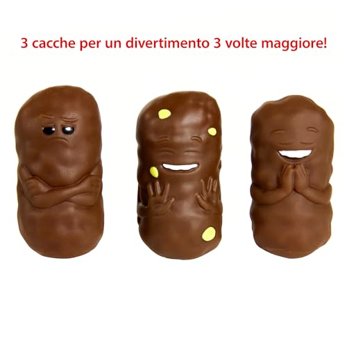 Acchiappa la Cacca Turbo, gioco di società con water giocattolo, 3 pezzi, 1 dado e istruzioni da 5 anni - Mattel Games