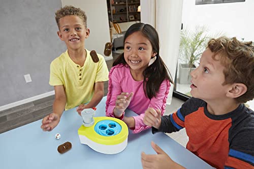 Acchiappa la Cacca Turbo, gioco di società con water giocattolo, 3 pezzi, 1 dado e istruzioni da 5 anni - Mattel Games