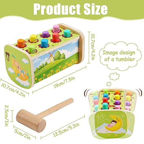 Acchiappa la Talpa, Giocattolo in legno Montessori