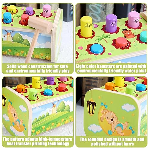 Acchiappa la Talpa, Giocattolo in legno Montessori