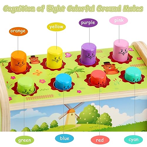 Acchiappa la Talpa, Giocattolo in legno Montessori