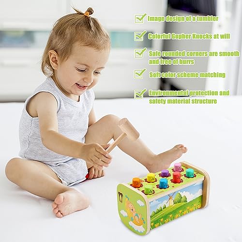 Acchiappa la Talpa, Giocattolo in legno Montessori