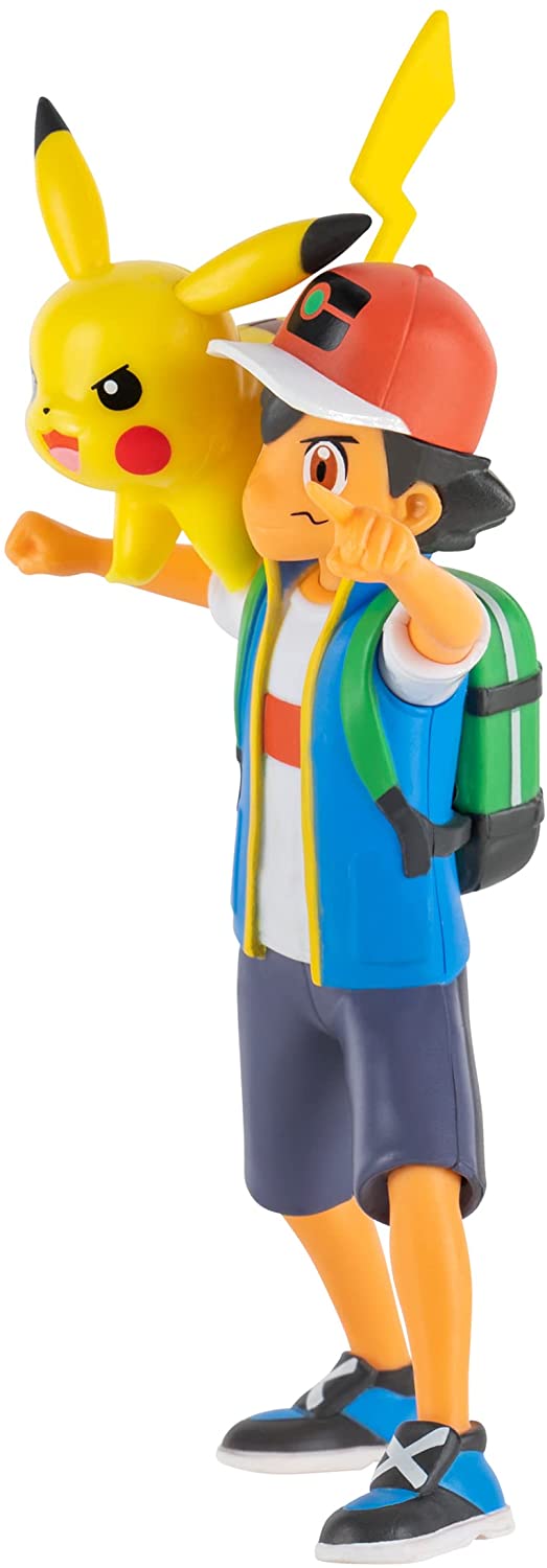 Personaggi Pokemon Ash e Pikachu 11cm