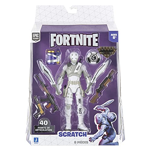 Action Figure Scratch Fortnite Legendary, 40 punti di articolazione, da 8 anni - Licenza Ufficiale FNT0735
