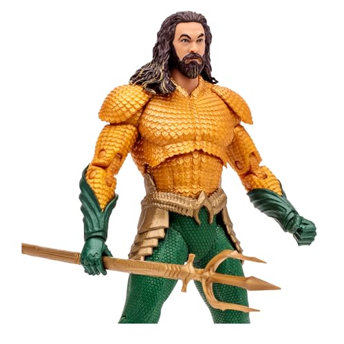Action Figures Aquaman 18 cm - Personaggio con accessori - da 12 anni
