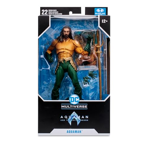 Action Figures Aquaman 18 cm - Personaggio con accessori - da 12 anni