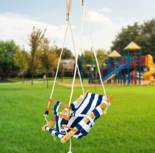 Altalena bimbi in legno e tessuto - Small Foot