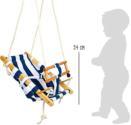 Altalena bimbi in legno e tessuto - Small Foot
