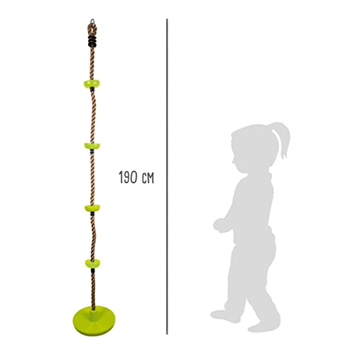 Altalena a disco e fune d'arrampicata - Small Foot