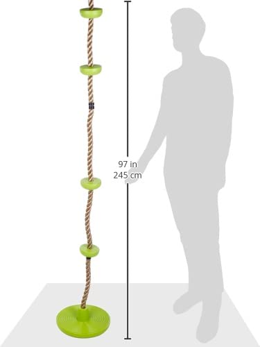 Altalena a disco e fune d'arrampicata - Small Foot