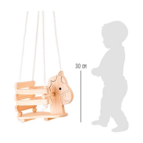 Altalena in legno per bambini a forma di Cavallo, da 2 anni - Small Foot