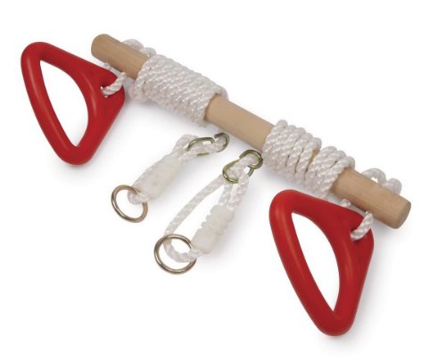 Altalena in legno per bambini con anelli da ginnastica - Small Foot
