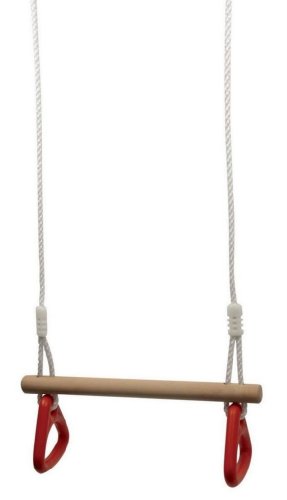 Altalena in legno per bambini con anelli da ginnastica - Small Foot