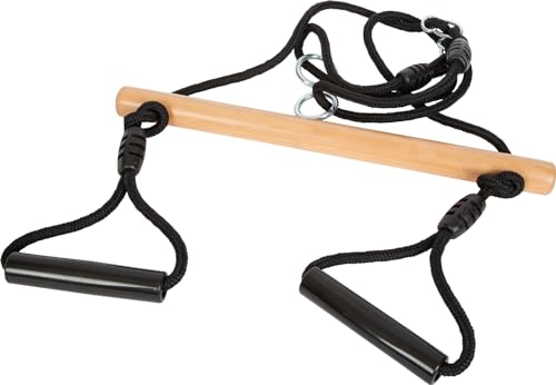 Altalena in legno con trapezio e anelli da ginnastica - Small Foot