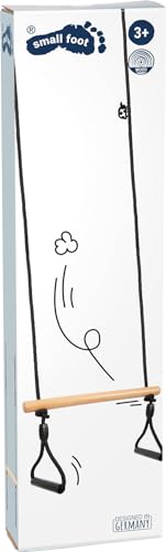 Altalena in legno con trapezio e anelli da ginnastica - Small Foot