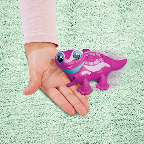 Animagic Lets Go Gecko interattivo con luci e suoni, per bambini dai 3 anni in su