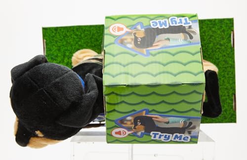 Animagic Peluche Cane Bassotto Waggles, Pupazzo Interattivo da 3 Anni