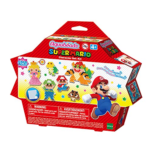 Aquabeads Super Mario, 690 Perline in 22 colori - 31946